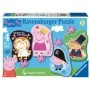 Puzzle set 4 buc Peppa Pig 4/6/8/10 piese